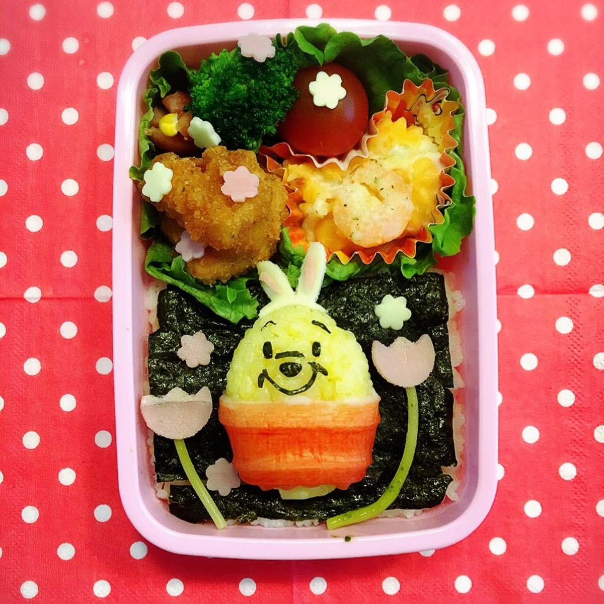 キャラ弁 ディズニーイースター ぷーさん レシピ 作り方 By 姉妹mama 楽天レシピ キャラ弁 ディズニーイースター ぷーさん レシピ 作り方 By 姉妹mama 楽天レシピ
